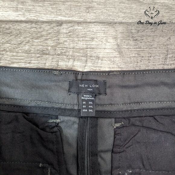 New Look Slim Suit Trouser Pants Size 34L - Picture 2 of 6